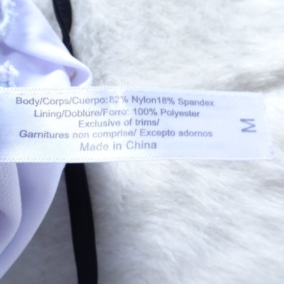 Adore Me Black & Blue One Piece Swimsuit Medium - Picture 10 of 11